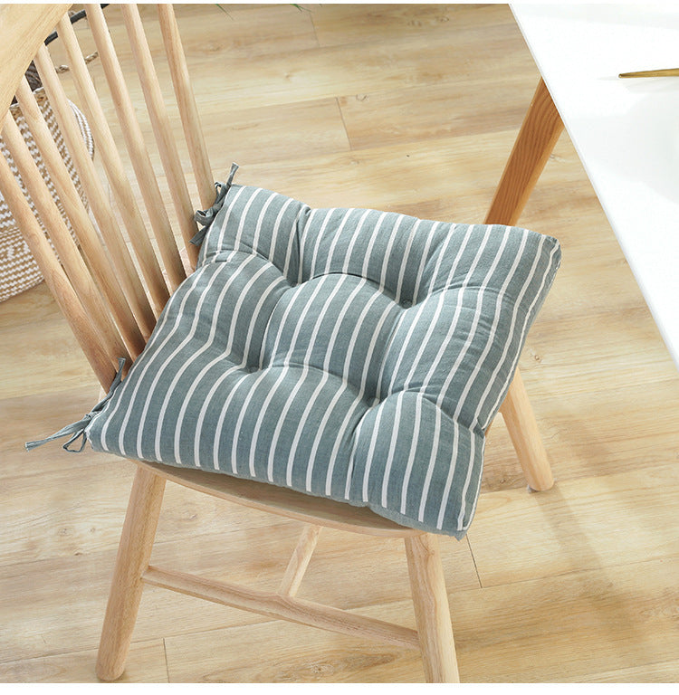 Thickened Four Hole Lattice Stripe Cushion - DropOnline.co