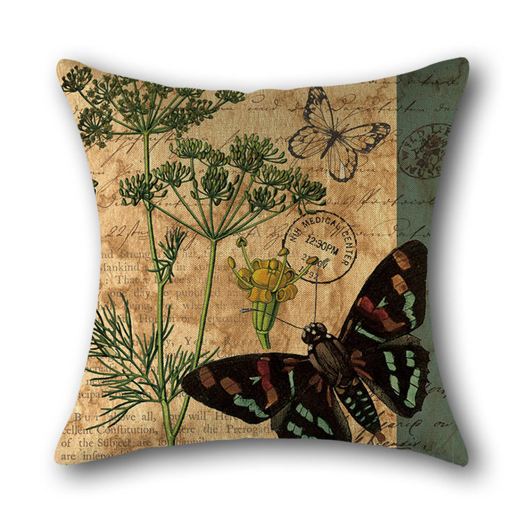 Cotton Linen Throw Pillow Cushion Cover Sofa Office - DropOnline.co