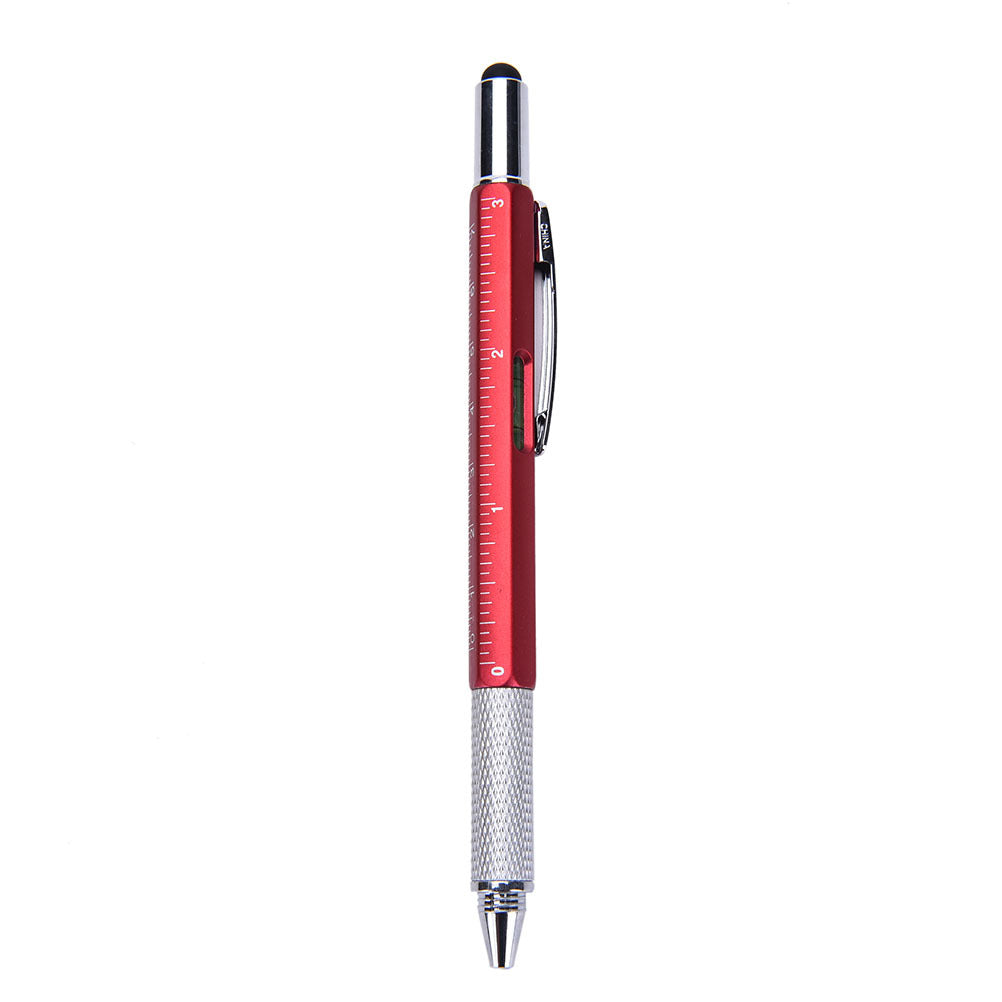 6-in-1 Multifunctional Stylus Pen - Touch Screen Pen with Ruler, Screwdriver & Spirit Level - DropOnline.co