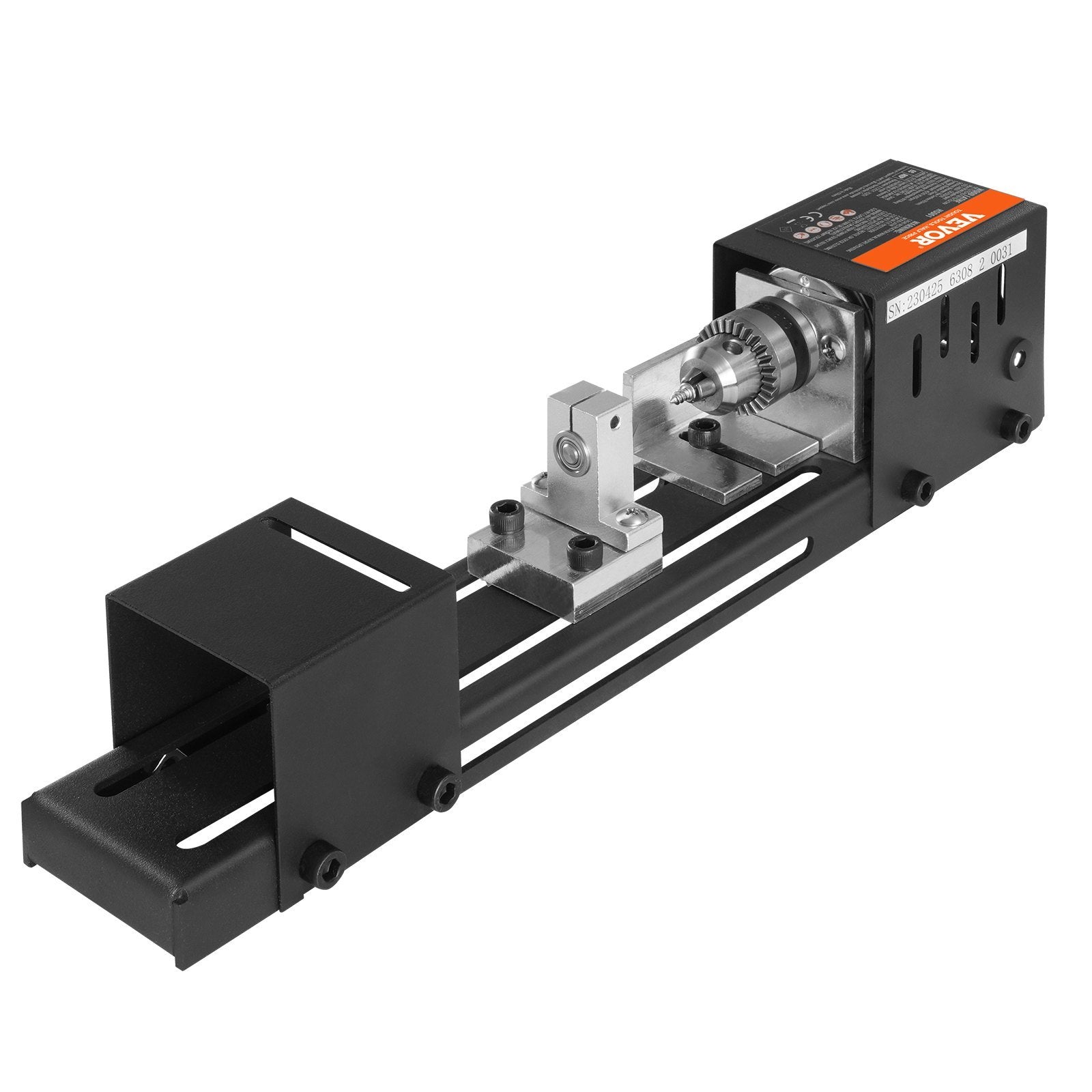 Mini Lathe Machine, 2.76 In X 6.3 In, 24VDC 96W Mini Wood Lathe Tools Milling Machine Accessories, - DropOnline.co