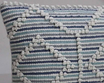 Modern Handwoven 14"X 24" Throw Pillow
