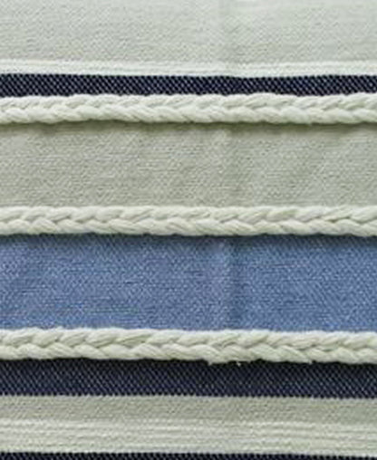 Pillow Handwoven braided Textured Stripe Decor