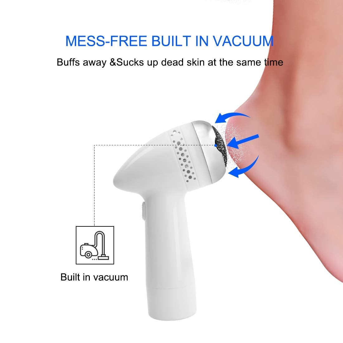 Electric Foot Grinder Vacuum Foot Grinding Machine Exfoliating Dead Skin Callus Remover Foot Care - DropOnline.co