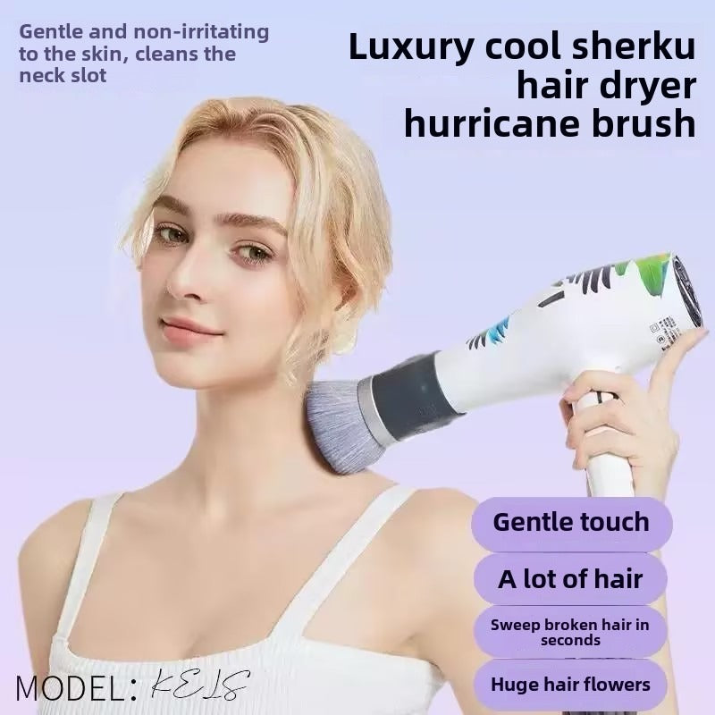 A Hairbrush For Hair Dryers. It Is A Hairbrush Used In Barbershops With Soft Bristles. It Is Compatible With Hair Dryers With A Diameter Of 4 To 5.5 Cm. - DropOnline.co