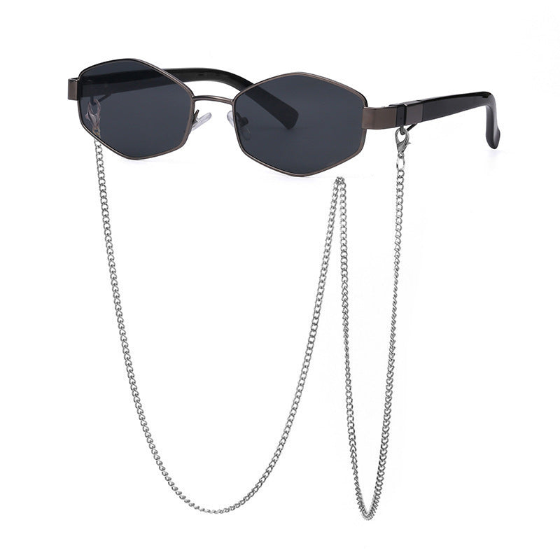 Women's Fashion Personality Chain Korean Style Sunglasses - Trendy Eyewear - DropOnline.co