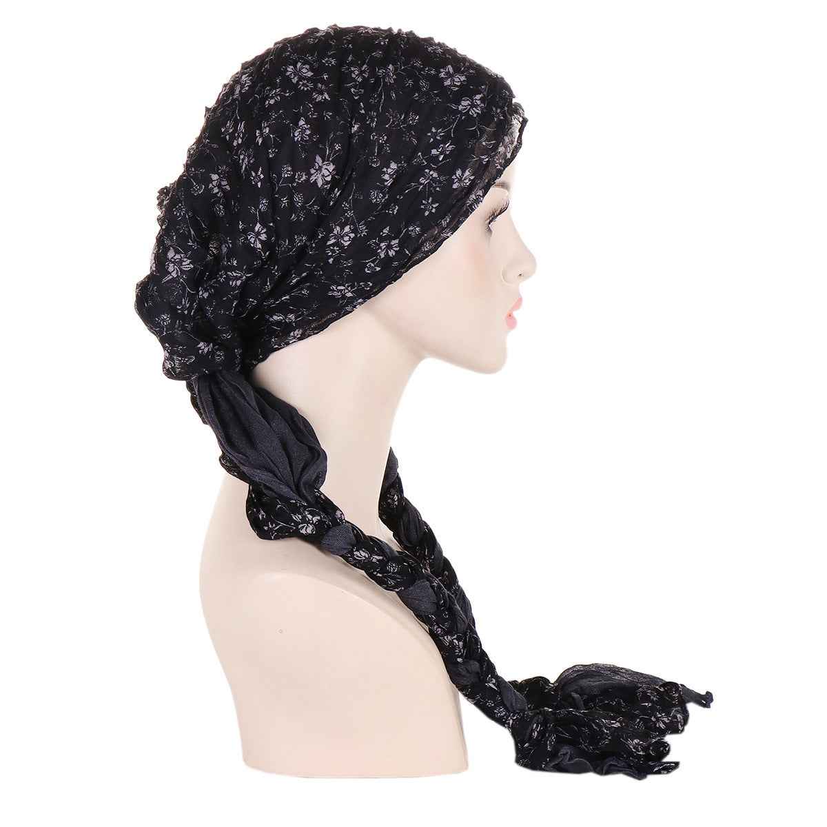 Tam-o'-shanter Hand-woven Braid Bandana Scarf Female Cap - Artisan Beret