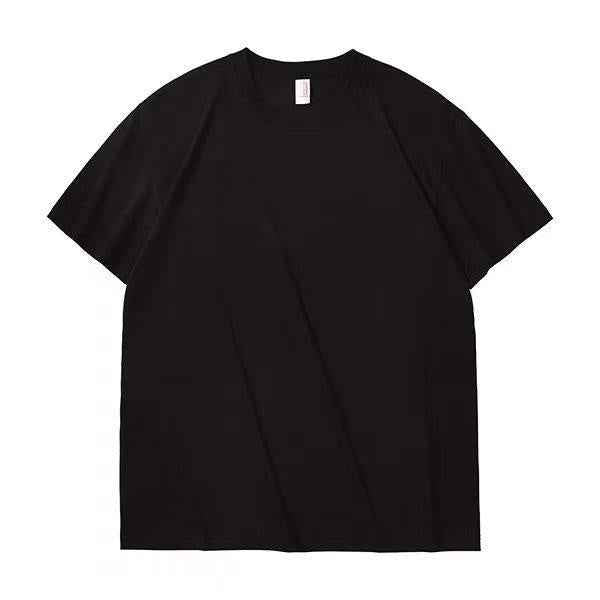 Men's 180G Pure Cotton Black T-Shirt - Premium Adult Customization Tee