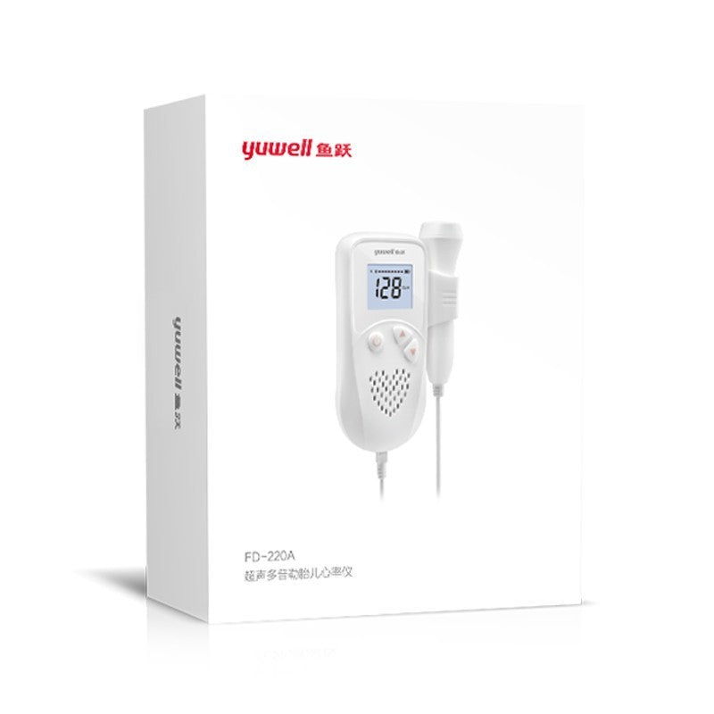 Fetal Heart Rate Monitor - Home Pregnancy Baby Heartbeat Detector & Doppler - DropOnline.co