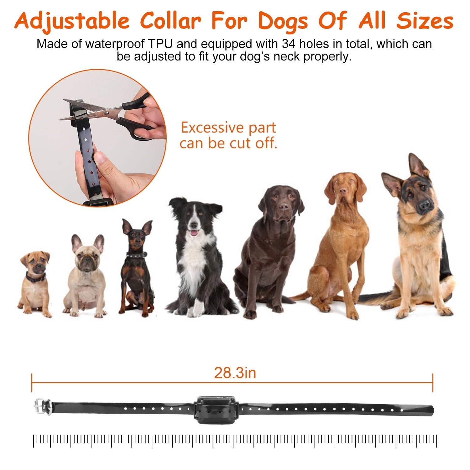 1Set Dog Fence System Pet Containment System With One Hundred Adjustable Levels IPX7 Waterproof Rechargeable Receiver Underground Fence For Small Medium Large Dog - DropOnline.co