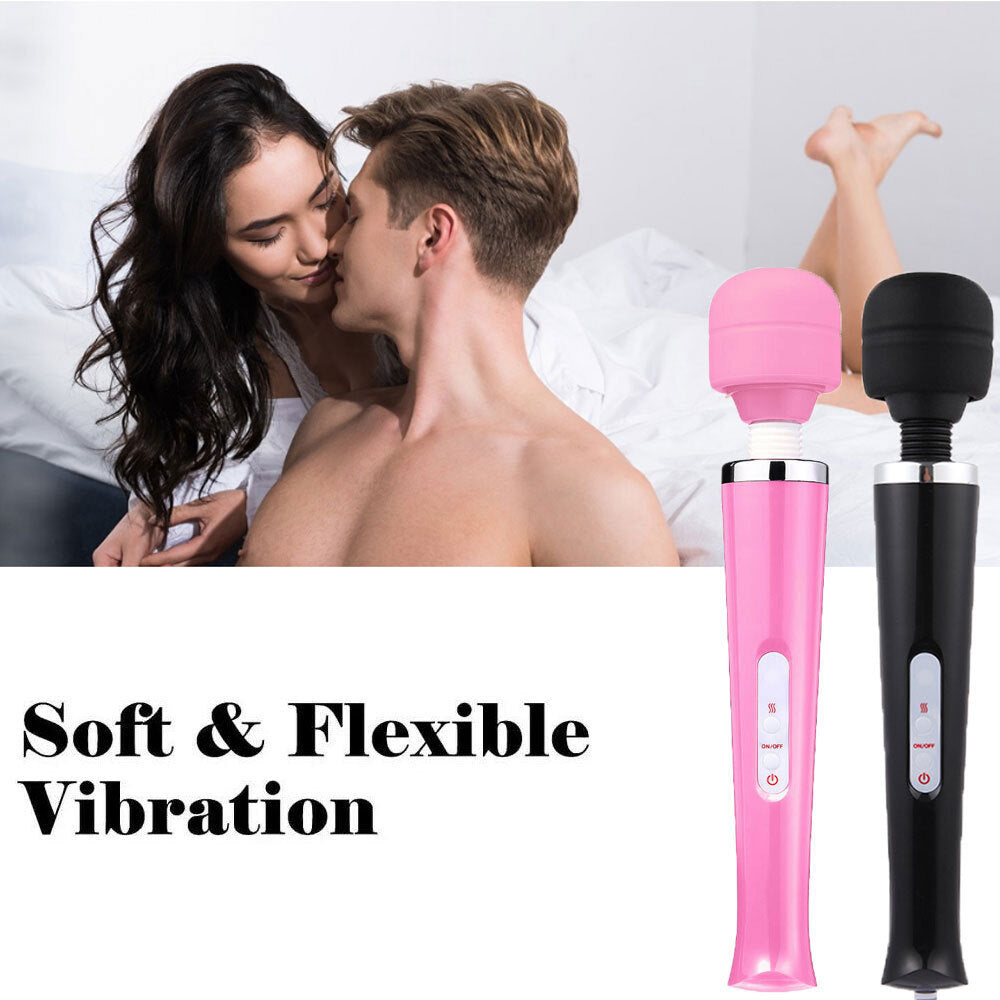 Handheld Massager 20 Speed Wand Vibrating Massage Magic Full Body Therapy Motor - DropOnline.co