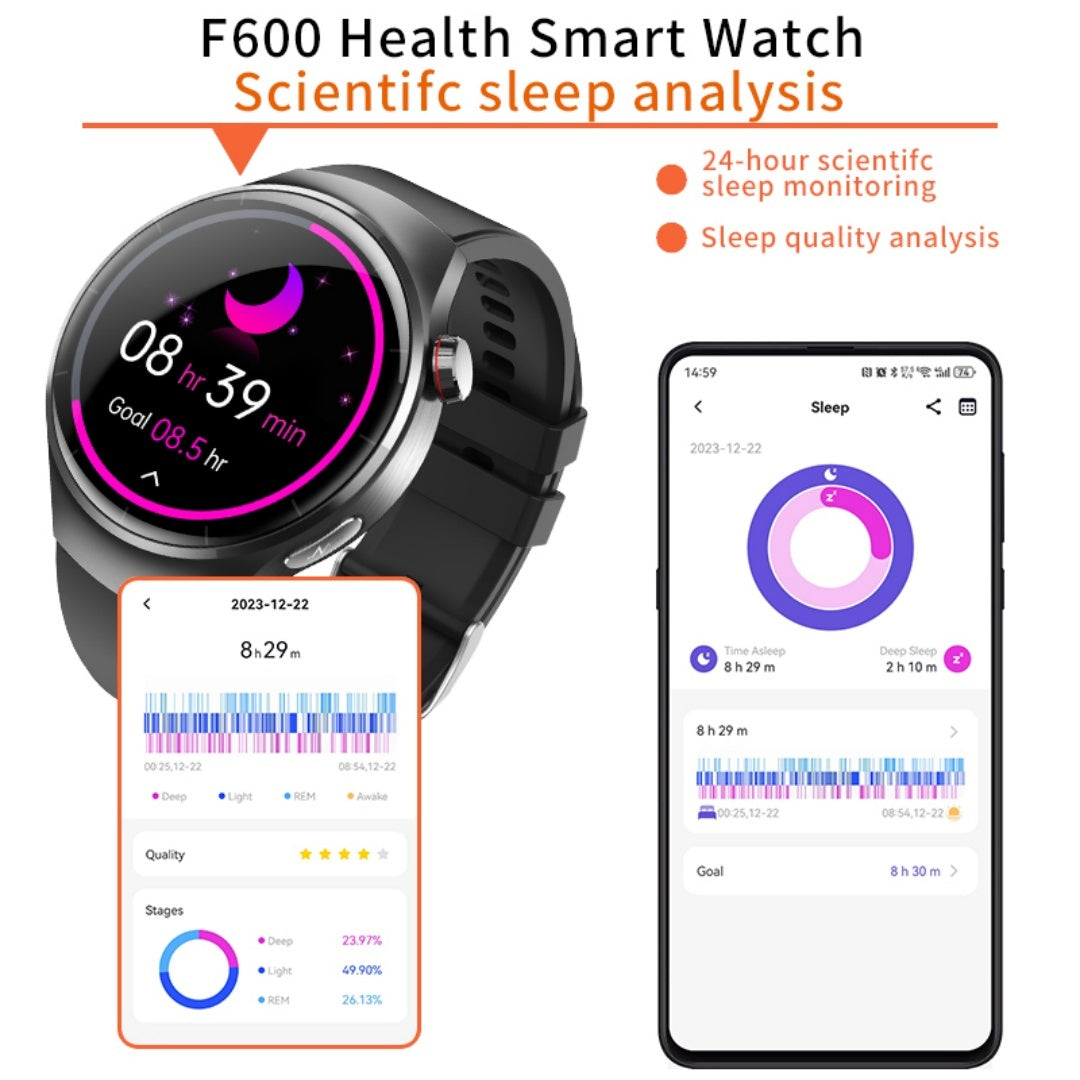 2025 New 1.55-inch Disc Smart Watch Health Tracker Health Manager - DropOnline.co