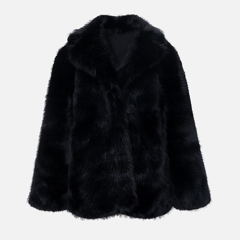 Artificial Fur Warm Coat Thick Coat Women - DropOnline.co