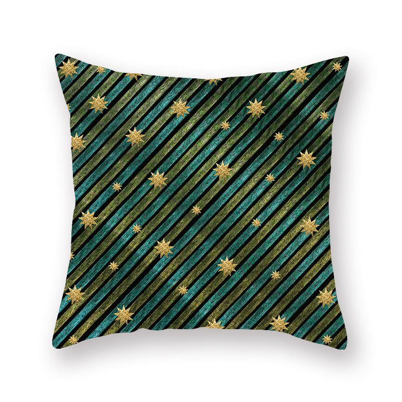 Christmas new peach skin cushion pillowcase - DropOnline.co