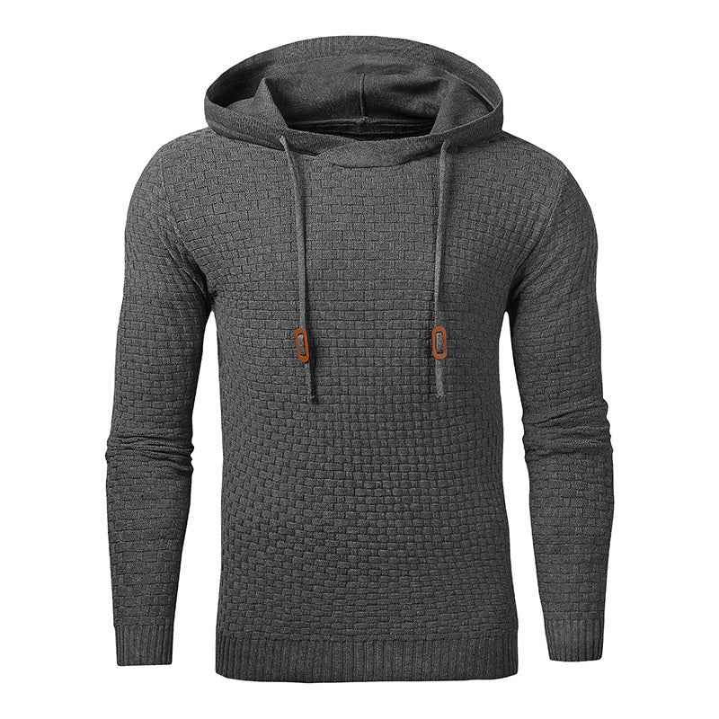 Men's Classic Hooded Sweater - Comfortable Pullover Hoodie