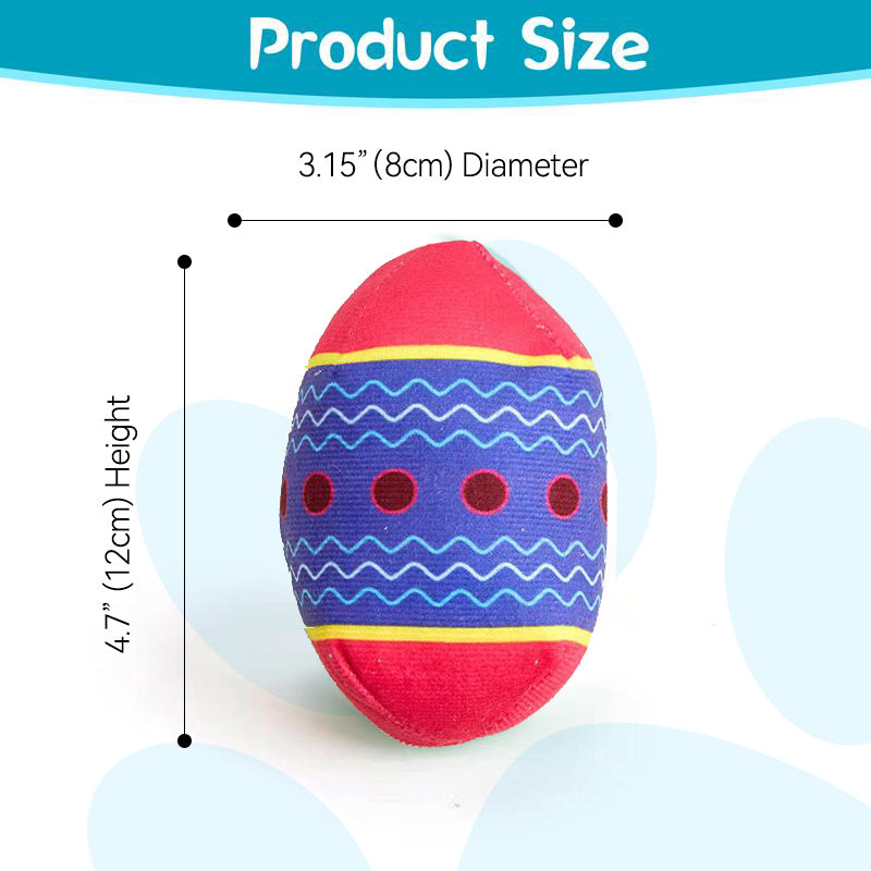 Easter Egg Toys for Pet - Interactive Dog Egg Toy with Squeaky Sound for Aggressive Chewers - DropOnline.co