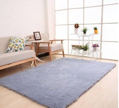 Living Room Rug Area Solid Carpet Fluffy Soft Home Decor White Plush Carpet Bedroom Carpet Kitchen Floor Mats White Rug Tapete - DropOnline.co