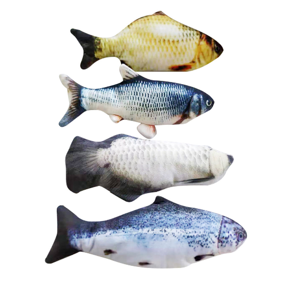 Without Cat Nip Version - Electric Jumping Fish Simulation Electric Fish Toy - DropOnline.co
