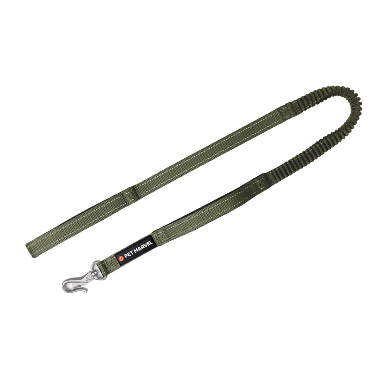 PETMARVEL 4-6 FT Shock Absorbing Tactical Dog Leash Dual Handle For Training - DropOnline.co