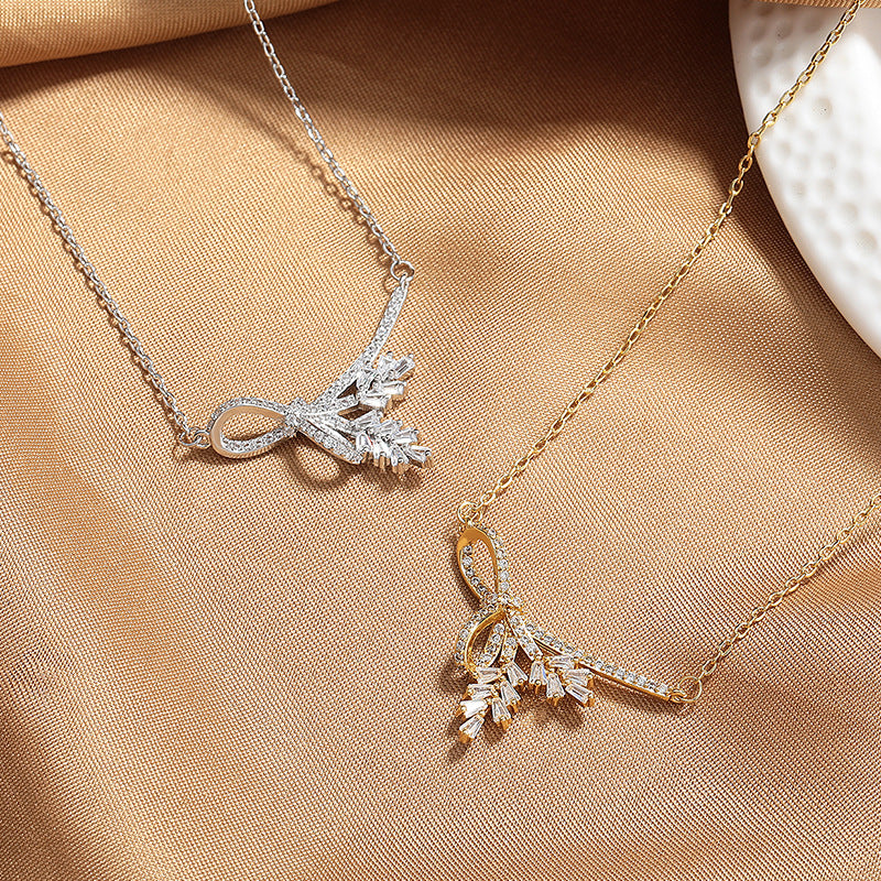 New Wheat Tassel Necklace Women's Design Sense - DropOnline.co