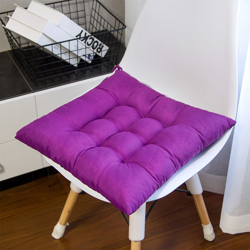 Solid Color Padded Cushion Chair Cushion Office Chair Cushion - DropOnline.co
