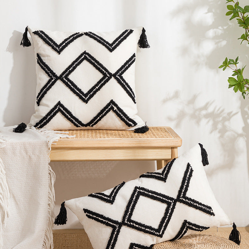 Velvet Holding Sample Home Sofa Cushion Cover - DropOnline.co