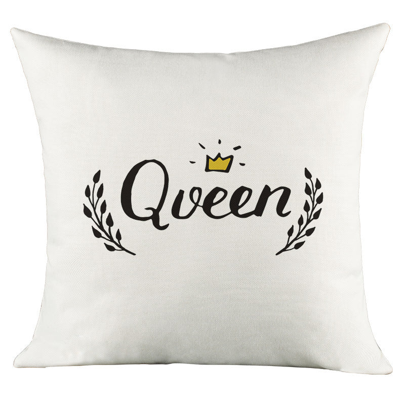 Love Character Language Cushion Celebrity Famous Words Pillow Cover - DropOnline.co