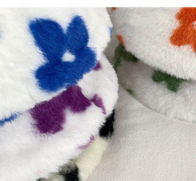 Women's Autumn Winter Warm Plush Hat - Cozy Fashion Beanie - DropOnline.co