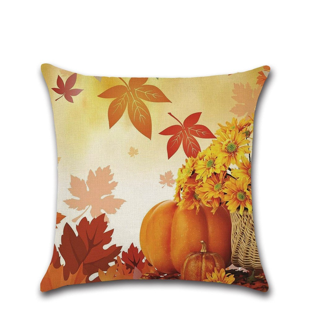 Thanksgiving theme pillowcase cushion cover - DropOnline.co