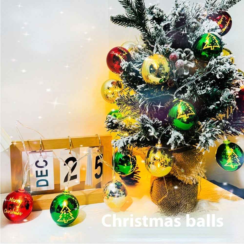 Christmas String Lights - Festive LED Atmosphere Lighting Chain for Party & Scene Decoration - DropOnline.co