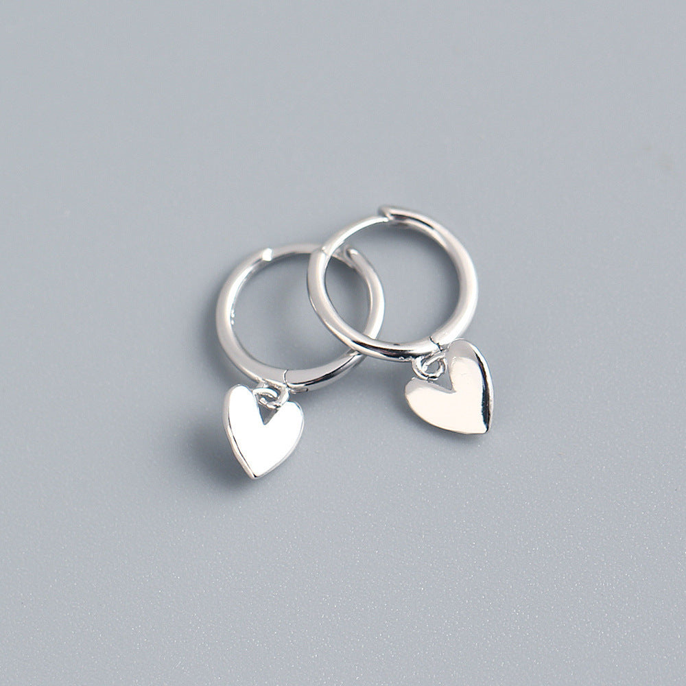 Love Heart Earrings Premium Temperament Earrings Jewelry - DropOnline.co