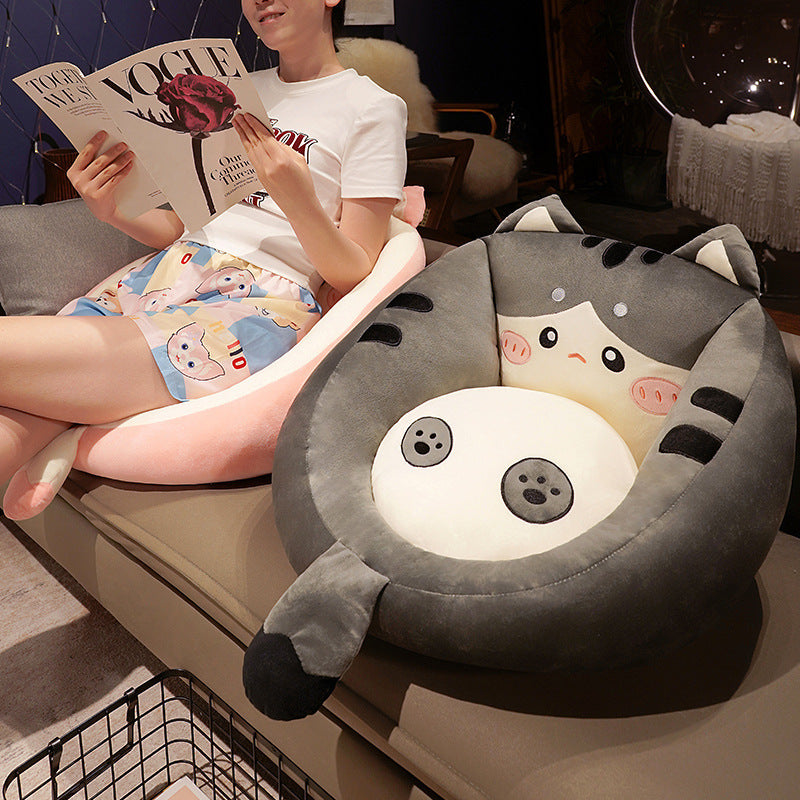 Sofa Futon Sitting And Leaning Integrated Non-tatami Cushion Balcony Sofa Office Bedroom - DropOnline.co