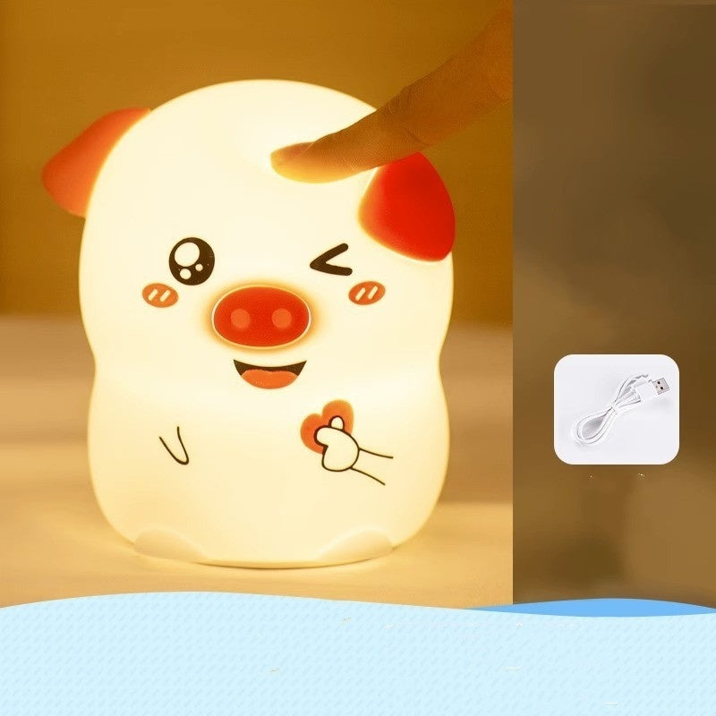 Bedroom Bedside With Sleeping Eye Protection Silicone Night Lamp Home Decor - DropOnline.co