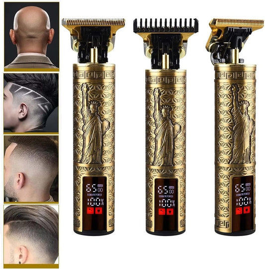Beard Trimmer Hair Clippers Cordless Hair Cutting Kit Barber Shaving Machine For Men USB Rechargeable 1 PCS - DropOnline.co