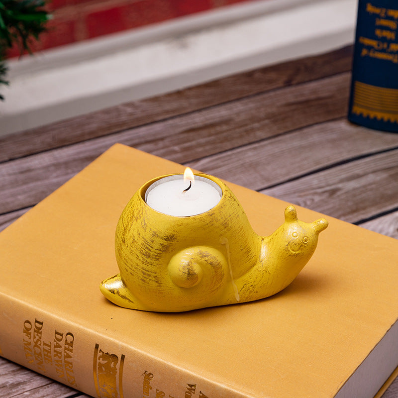 Easter Animal Home Party Decor Resin Carved Snail Ornament - DropOnline.co