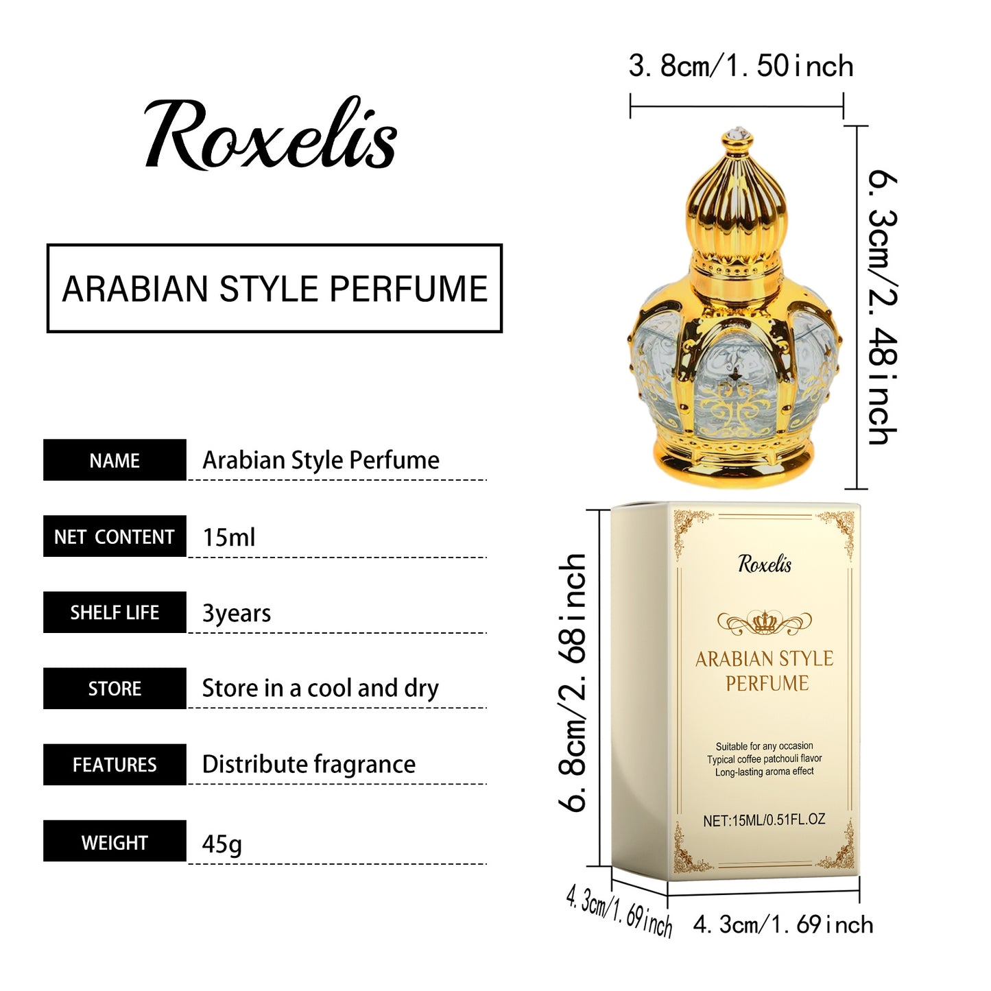 Exquisite Women's Perfume Coffee Patchouli Style Perfume Natural Fresh And Elegant Long Aftertaste Shows The Charm Atmosphere Dating Perfume - DropOnline.co