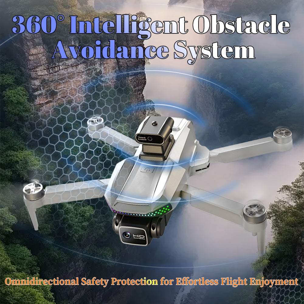 S50 PRO GPS Drone With 2 Batteries, 4.5-inch Large Screen Remote, Real-Time HD Camera, Obstacle Avoidance, Extended Flight Time - DropOnline.co