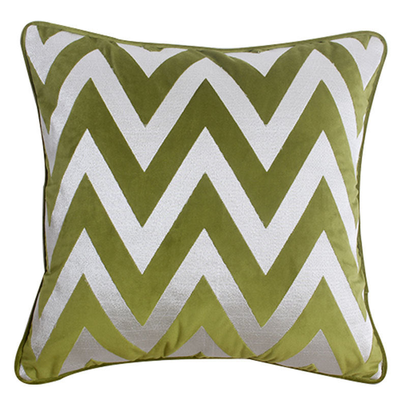 Dutch Velvet Embroidery Pillow Cover Series American Model Room Bedside Cushion - DropOnline.co