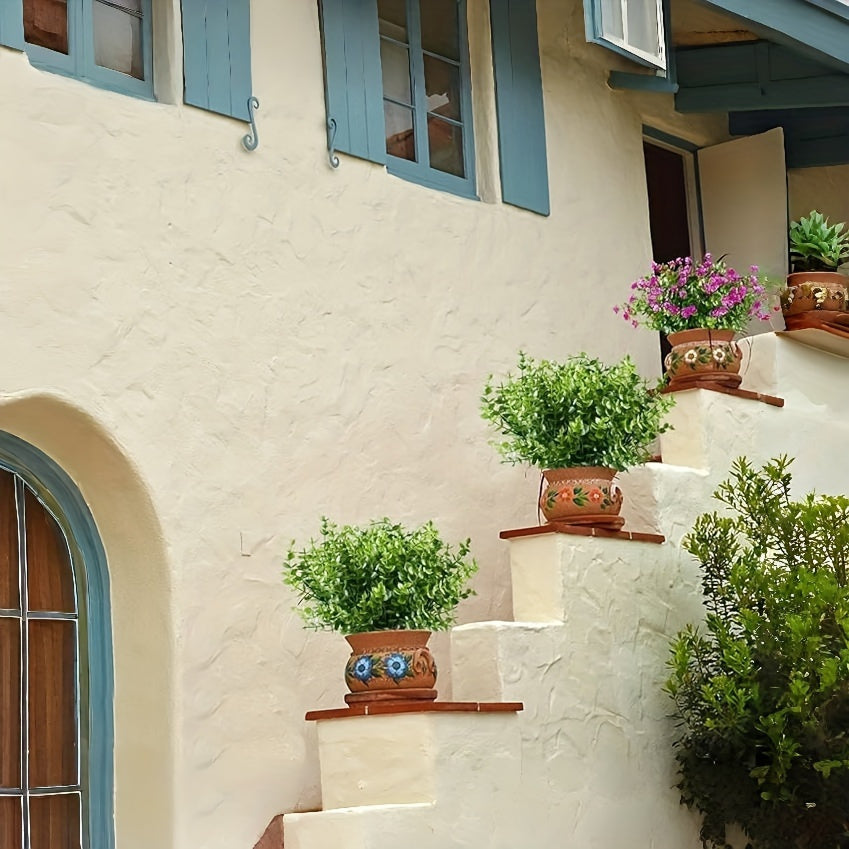 Set Of 20 UV-resistant Bionic Eucalyptus, Suitable For Indoor And Outdoor Decoration-perfect For Weddings, Homes, Gardens, And Offices - DropOnline.co