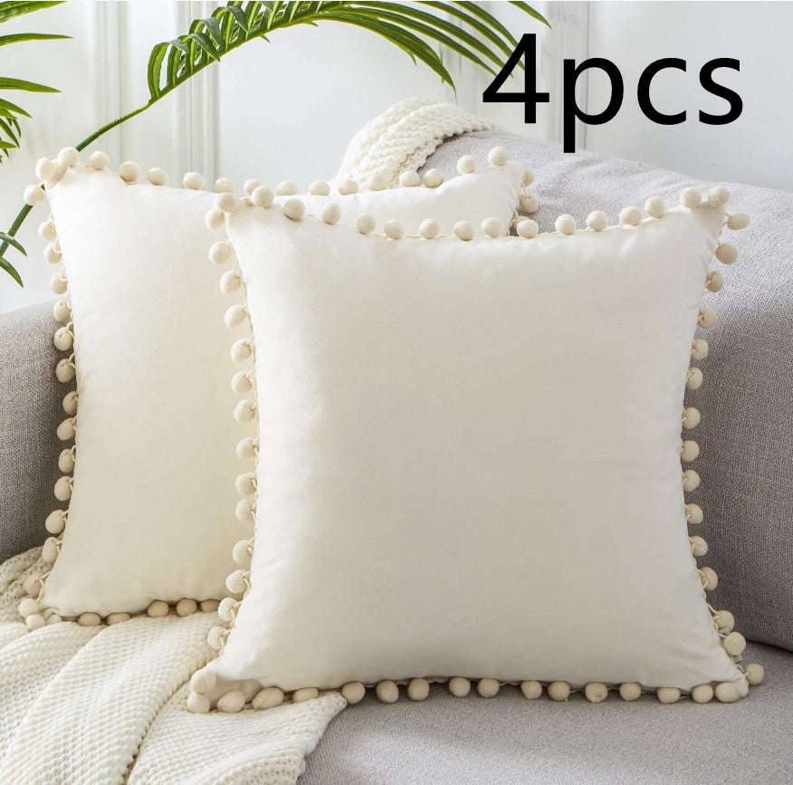 Wind Velvet Solid Color Cushion Cover For Office - DropOnline.co