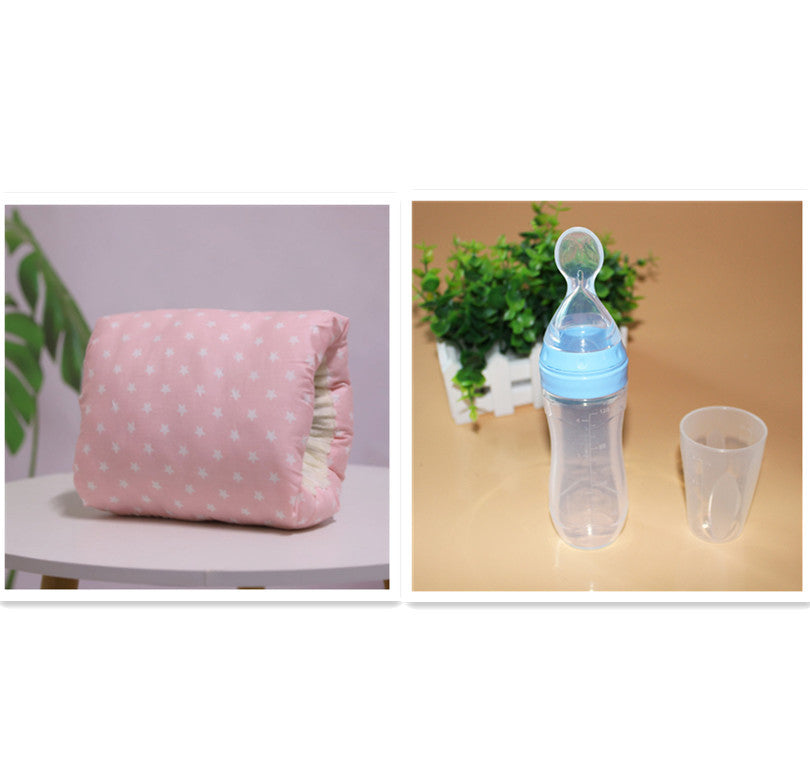 Adjustable Nursing Arm Pillow - Cotton Breastfeeding Support Cushion & Arm Pad - DropOnline.co