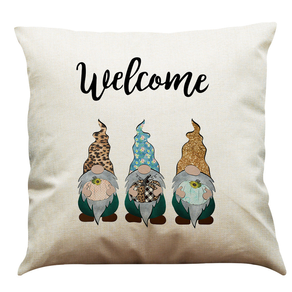 Christmas Cotton Linen Sofa Car Cushion Pillowcase - DropOnline.co