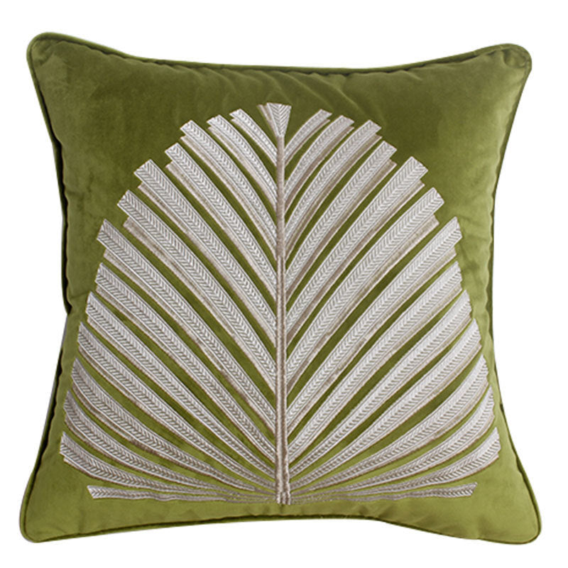 Dutch Velvet Embroidery Pillow Cover Series American Model Room Bedside Cushion - DropOnline.co