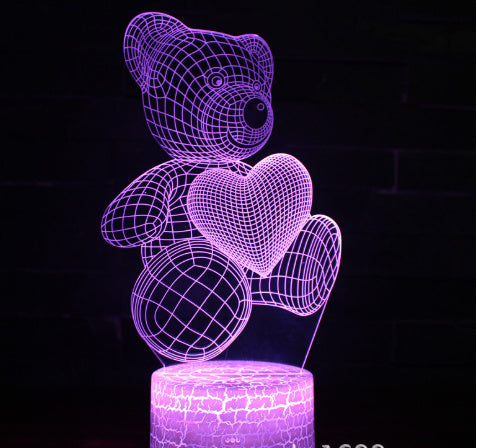3D Lamp Acrylic USB LED Night Lights Neon Sign Lamp Xmas Christmas Decorations For Home Bedroom Birthday Decor Valentines Day Gifts - DropOnline.co