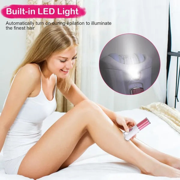 Glide Epilator For Women Cordless Women Shaver Facial Body Hair Remover Razor - DropOnline.co