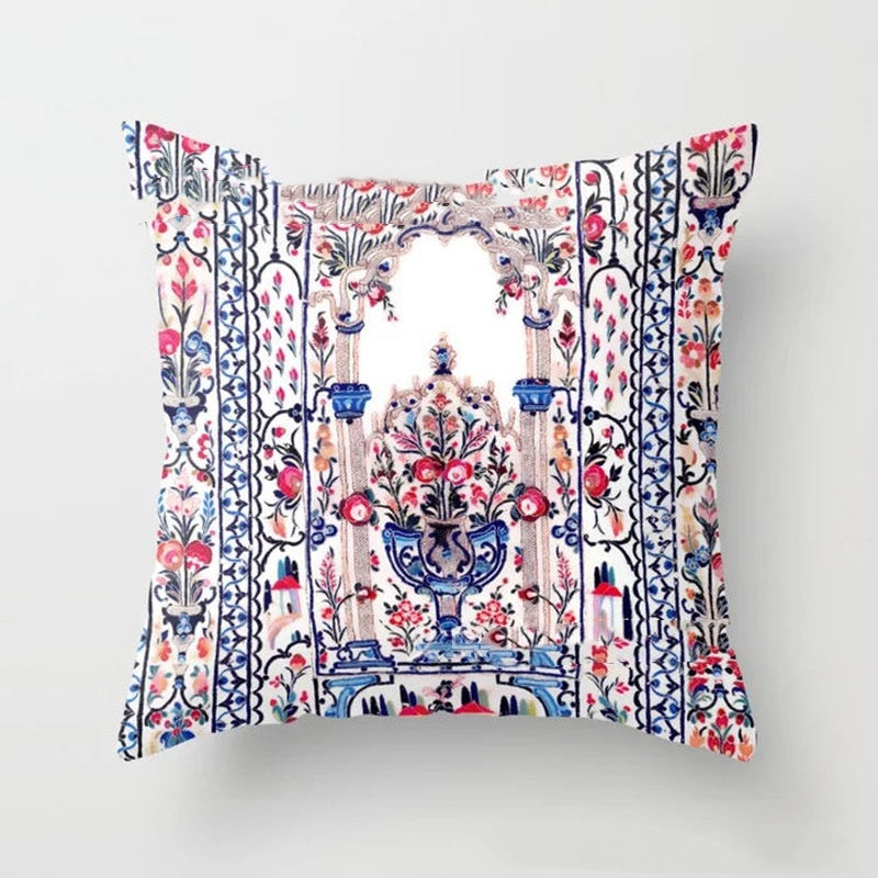 Indian Bohemian Light Luxury Living Room Sofa Bedroom Cushion Lumbar Pillow - DropOnline.co