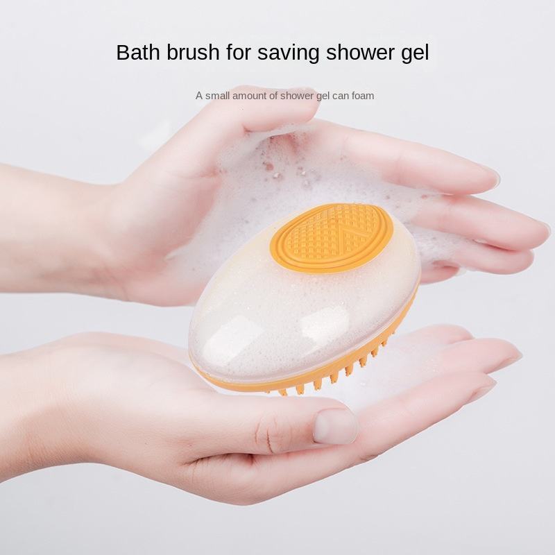 Dog Cat Bath Brush 2-in-1 - Pet SPA Massage Comb with Soft Silicone for Grooming & Shower - DropOnline.co
