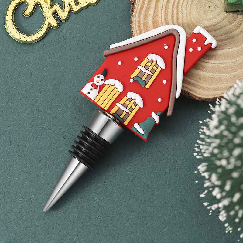 Party Gathering Christmas Tree Sealed Wine Stopper - Holiday Bottle Stopper - DropOnline.co