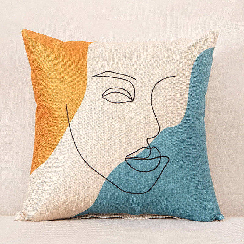 Cushion cover creative stripe decorative surface pillowcase - DropOnline.co