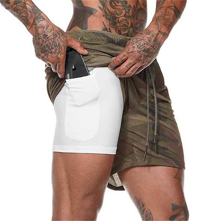 Men's Pocket Compression Shorts - Athletic Performance Shorts
