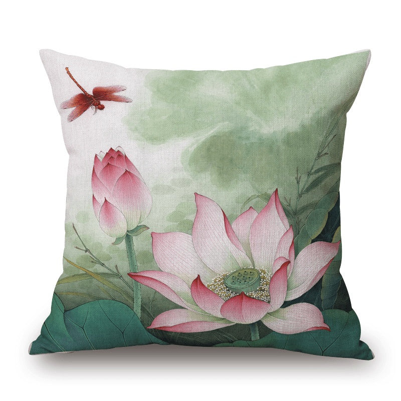 Pastoral Cotton Linen Sofa Pillow Cushion Office Waist Creative Activities Gift Cover - DropOnline.co